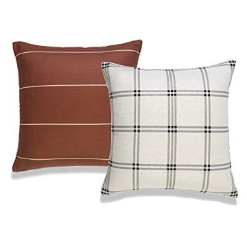 Hofdeco Decorative Throw Pillow Covers for Couch and Sofa