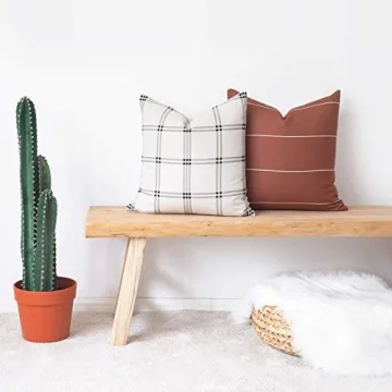 Hofdeco Decorative Throw Pillow Covers for Couch and Sofa
