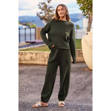 PRETTYGARDEN Women's Winter 2 Piece Sweater Set - Casual Fashion Must-Have for Every Woman