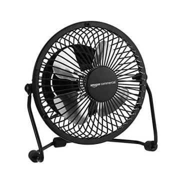 Compact 4-Inch Table Fan for Desk and Travel Use