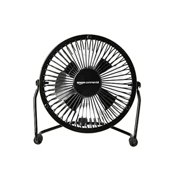 Compact 4-Inch Table Fan for Desk and Travel Use