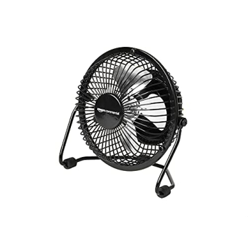 Compact 4-Inch Table Fan for Desk and Travel Use