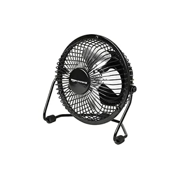 Compact 4-Inch Table Fan for Desk and Travel Use
