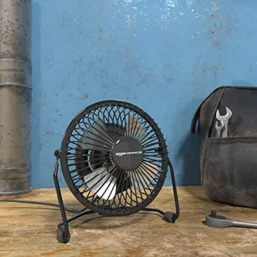 Compact 4-Inch Table Fan for Desk and Travel Use