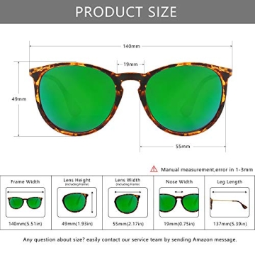 Stylish SUNGAIT Vintage Round Sunglasses for Everyone