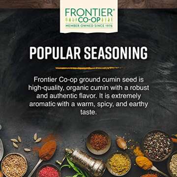 Frontier Co-op Organic Cumin Seed for Bold Flavor