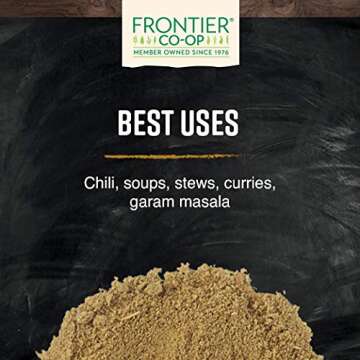 Frontier Co-op Organic Cumin Seed for Bold Flavor