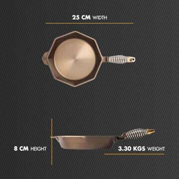 FINEX 10" Cast Iron Skillet, Handcrafted in the USA