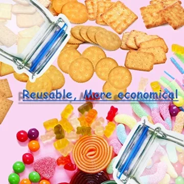 Laffeya Candy Snacks Bag - 20 Reusable Snack Sealed Bags