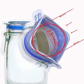 Laffeya Candy Snacks Bag - 20 Reusable Snack Sealed Bags