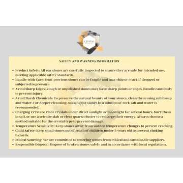 crystalmiracle Beautiful Set of Two Black Tourmaline Worry Stones Positive Energy Crystal Healing Th...