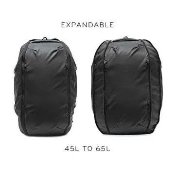 Peak Design Travel Duffelpack 45-65L Black - Perfect for Adventures