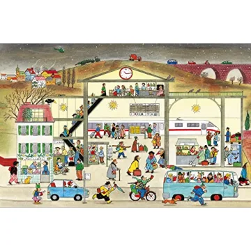 All Around Bustletown: Winter Book for Toddlers