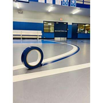 Coast Athletic 1" Gym Floor Tape for Clear Boundaries