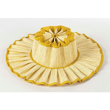 Womens Wide Brim Sun Hat Beach Hat for Women UPF 50+ Foldable Roll Up Stylish Trendy Floppy Cap LightGreen