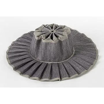 Womens Wide Brim Sun Hat Beach Hat for Women UPF 50+ Foldable Roll Up Stylish Trendy Floppy Cap LightGreen