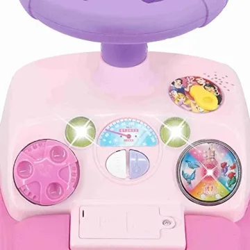 Disney Princess Light N' Sounds Ride On for Kids 12-36 Months