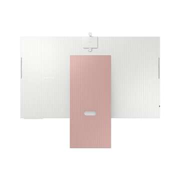 SAMSUNG 27" M80C UHD HDR Smart Computer Monitor Screen with Streaming Wireless Remote PC Access, Alexa Built-in (LS27CM80PUNXZA), Sunset Pink (Renewed)