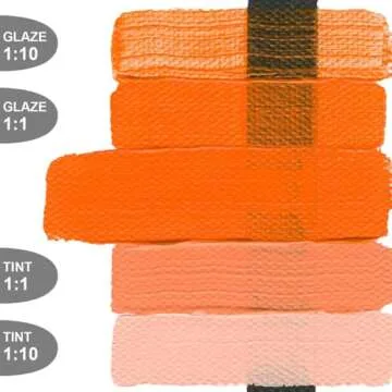 Heavy Body Acrylics by GOLDEN, Cadmium Orange, 5 fl. oz. Tube, Professional Acrylic Paint, Opaque