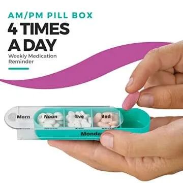 Weekly Pill Organizer for Easy Medication Management