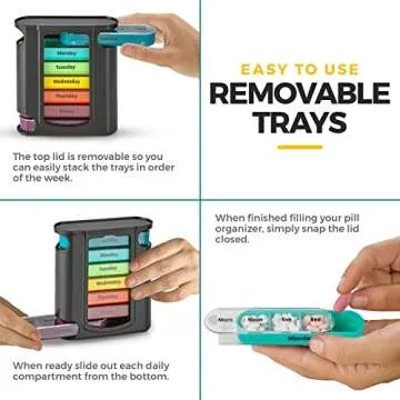 Weekly Pill Organizer for Easy Medication Management