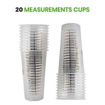 20 Disposable Measuring Cups for Resin and Cooking