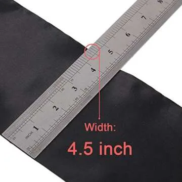 Leeven Satin Edge Scarf for Women - Stylish Non-Slip Hair Wrap