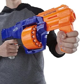 NERF SurgeFire Elite Blaster - 15-Dart Capacity and Action