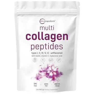 Multi Collagen Protein & Vitamin D3+K2 Coconut Softgels Bundle 2-Pack