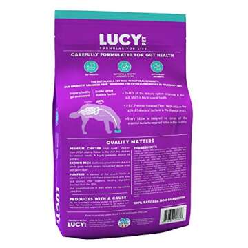 Lucy Pet Products Lucy Pet Formulas for Life - Limited Ingredient Diet Dry Dog Food, All Breeds & Li...