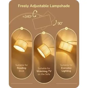 Elegant Gold Arched Floor Lamp with Remote Control