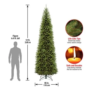 Kingswood Fir 12 ft Artificial Christmas Tree for Festive Cheer