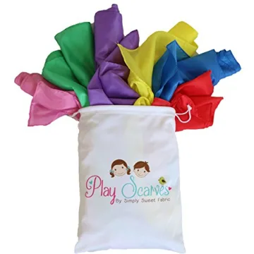 Simply Sweet Fabric Play Scarves for Creative Kids 35 Inches