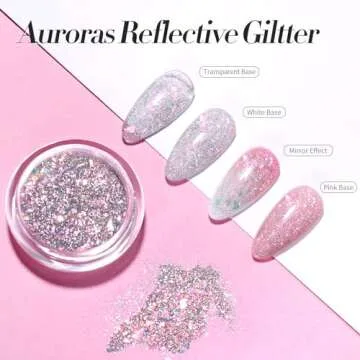 Born Pretty Reflective Glitter Nail Powder for Stunning Designs