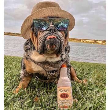 Nestpark Toto's Plush Squeaky Crinkle Dog Toy - Funny Gifts for Medium, Small and Large Dogs - Cute Stuffed Toys for Dog Birthdays