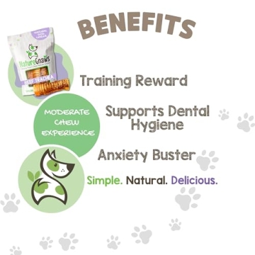 Nature Gnaws Beef Trachea Chews for Dogs Natural & Crunchy