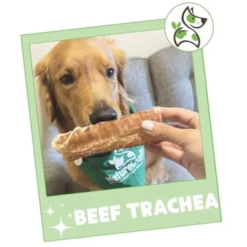 Nature Gnaws Beef Trachea Chews for Dogs Natural & Crunchy