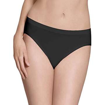 Fruit Of The Loom Womens No Show Seamless Underwear, Amazing Stretch & Panty Lines, Available Plus S...