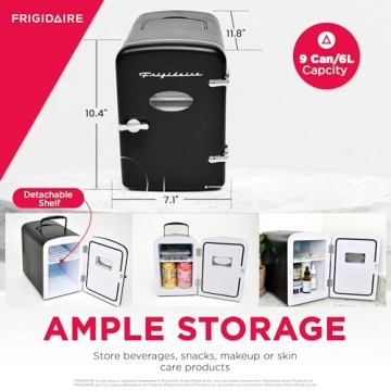 Frigidaire Retro Mini Fridge for Home & Office