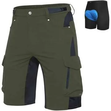 Ally Men's Padded MTB Shorts - Loose-fit with 6 Pockets