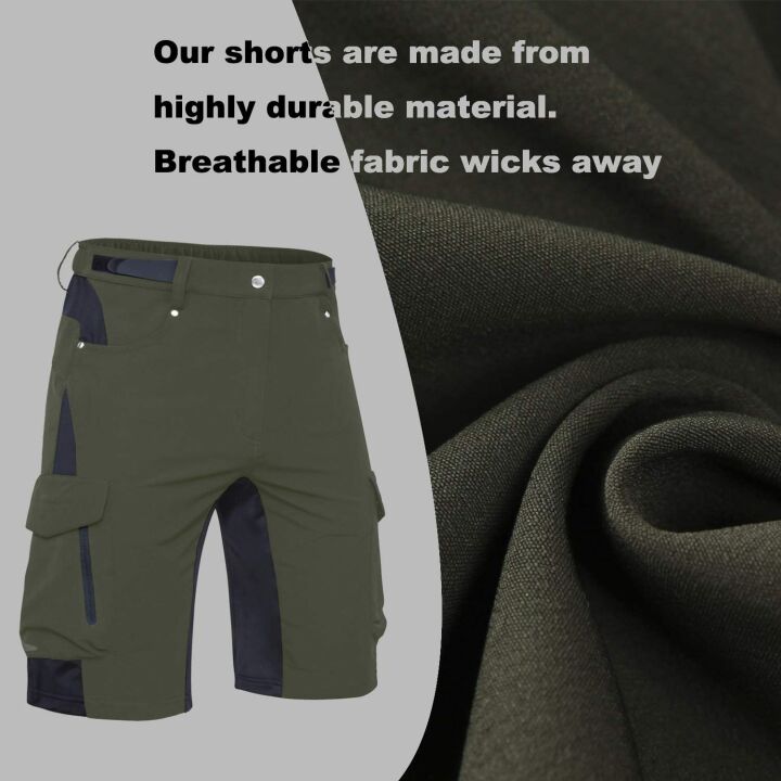 Ally Men's Padded MTB Shorts - Loose-fit with 6 Pockets