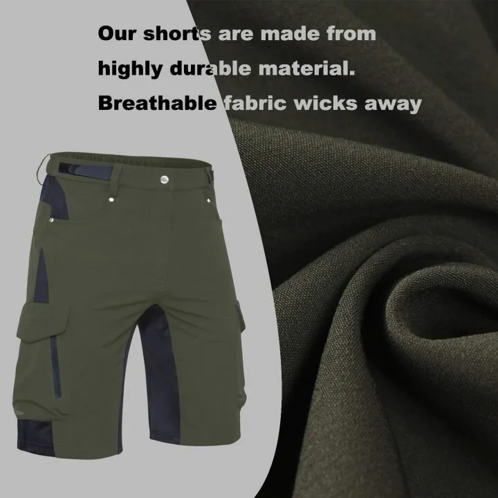 Ally Men's Padded MTB Shorts - Loose-fit with 6 Pockets