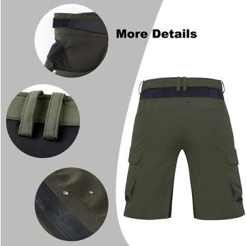 Ally Men's Padded MTB Shorts - Loose-fit with 6 Pockets