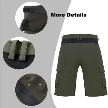 Ally Men's Padded MTB Shorts - Loose-fit with 6 Pockets
