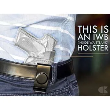 OUTBAGS USA Brown IWB Holster for M&P Shield with Laser