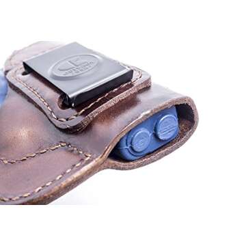 OUTBAGS USA Brown IWB Holster for M&P Shield with Laser