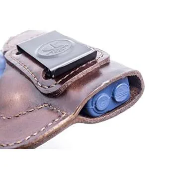 OUTBAGS USA Brown IWB Holster for M&P Shield with Laser