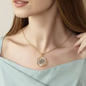 Forget-Me-Not Handmade Necklace - A Gift of Love