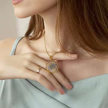 Forget-Me-Not Handmade Necklace - A Gift of Love