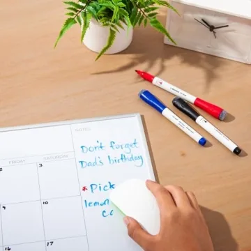 Magnetic Dry Erase Board Felt Eraser - U Brands 2-tone Design